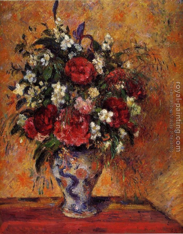 Camille Pissarro : Vase of Flowers Camille Pissarro : Vase of Flowers